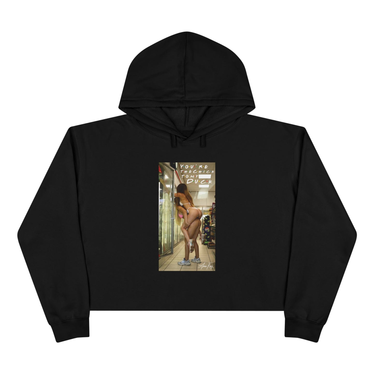 Anna Fury Exclusive Women's Crop Hoodie | YTCTMD