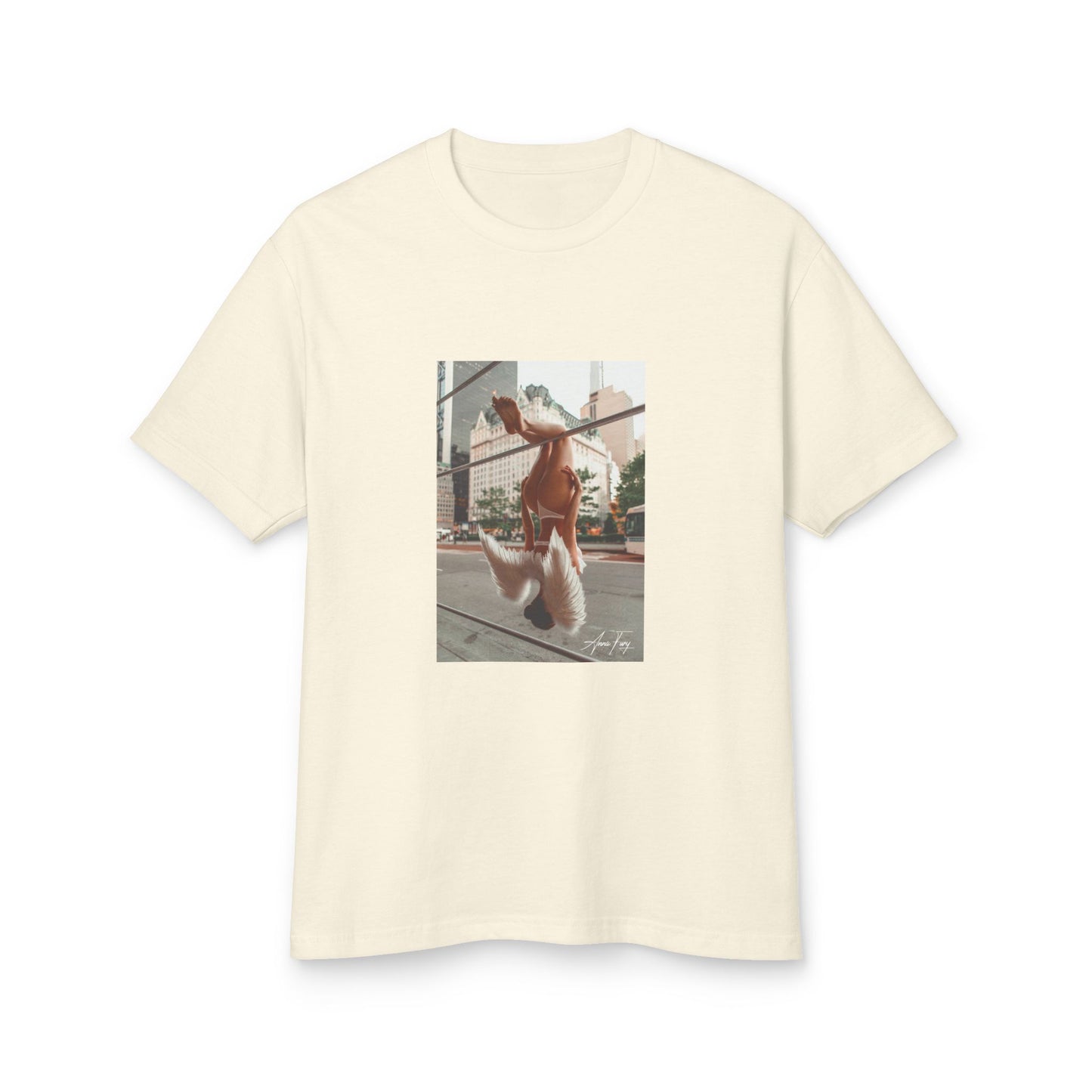 Anna Fury Exclusive Unisex Heavyweight Cotton Tee | Hanging Angel