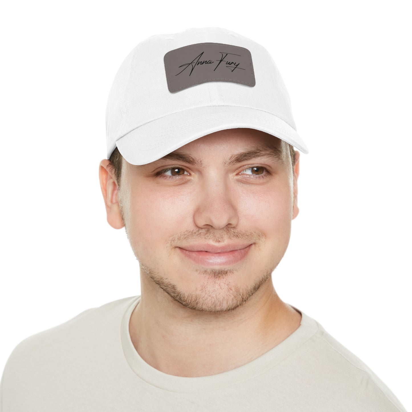 Anna Fury Exclusive Unisex Sexy Dad Cap with Leather Patch | SIgnature