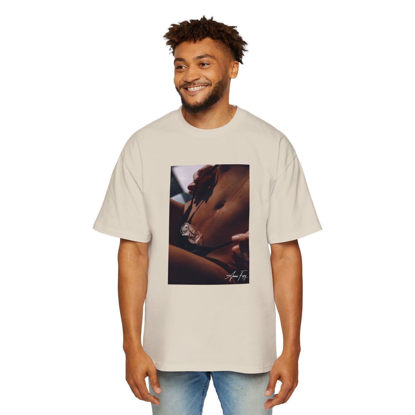 Anna Fury Exclusive Men’s Heavy Oversized Tee | Cooling Down