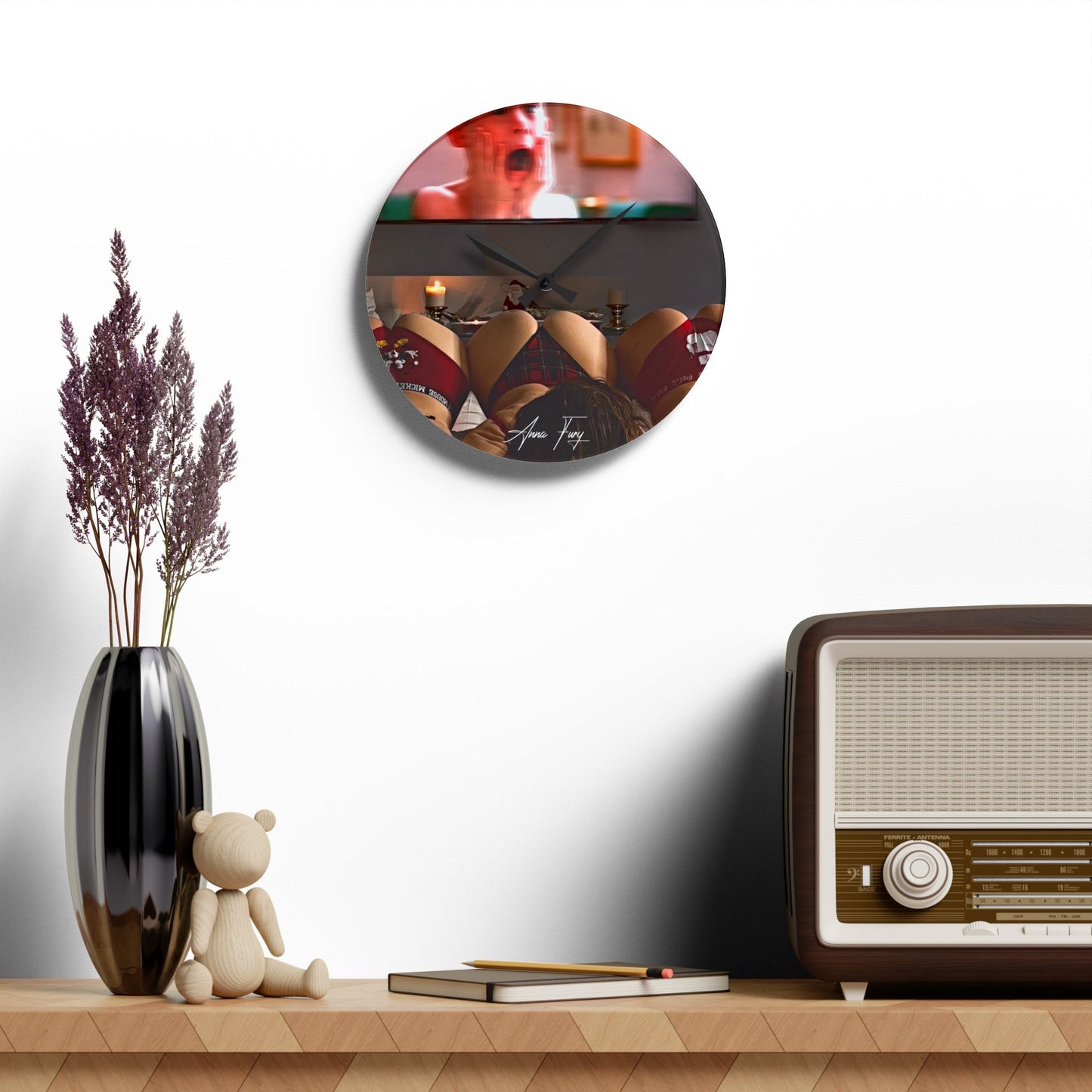 Anna Fury Exclusive Holiday Wall Clock | Filthy Animal