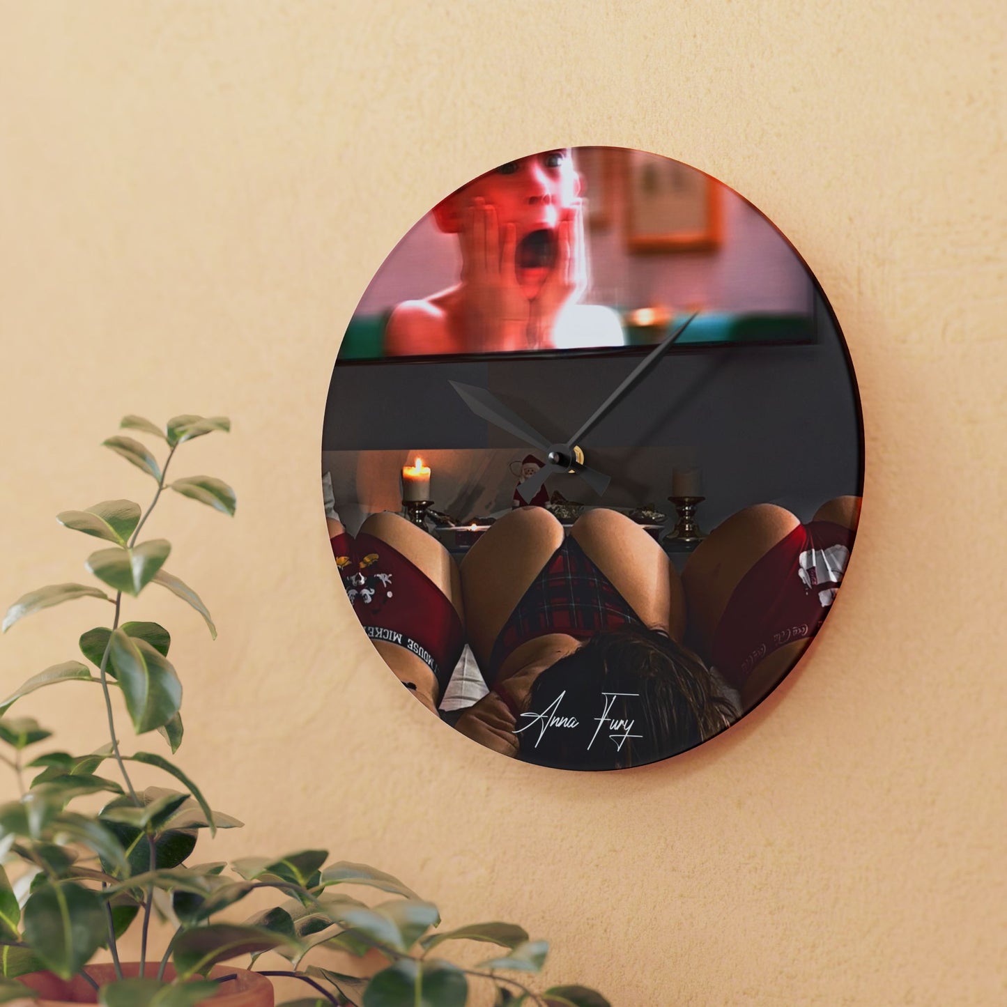 Anna Fury Exclusive Holiday Wall Clock | Filthy Animal