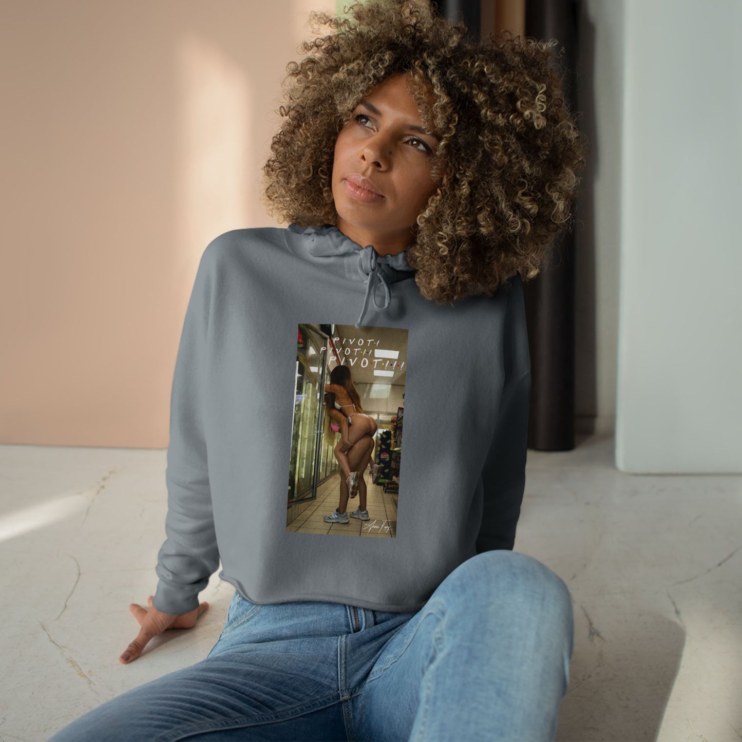 Anna Fury Exclusive Women's Crop Hoodie | PIVOT!!!