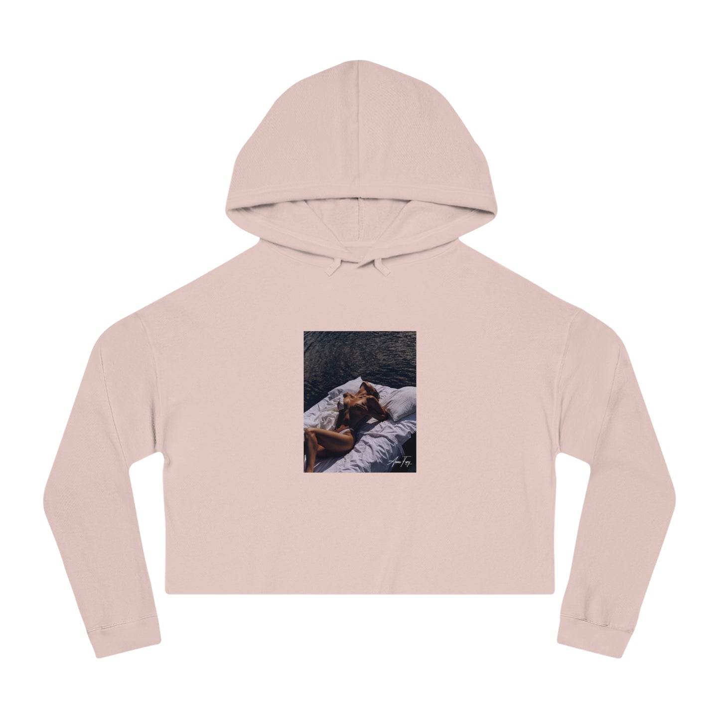 Anna Fury Exclusive Women's Cropped Hooded Sweatshirt | Lounging