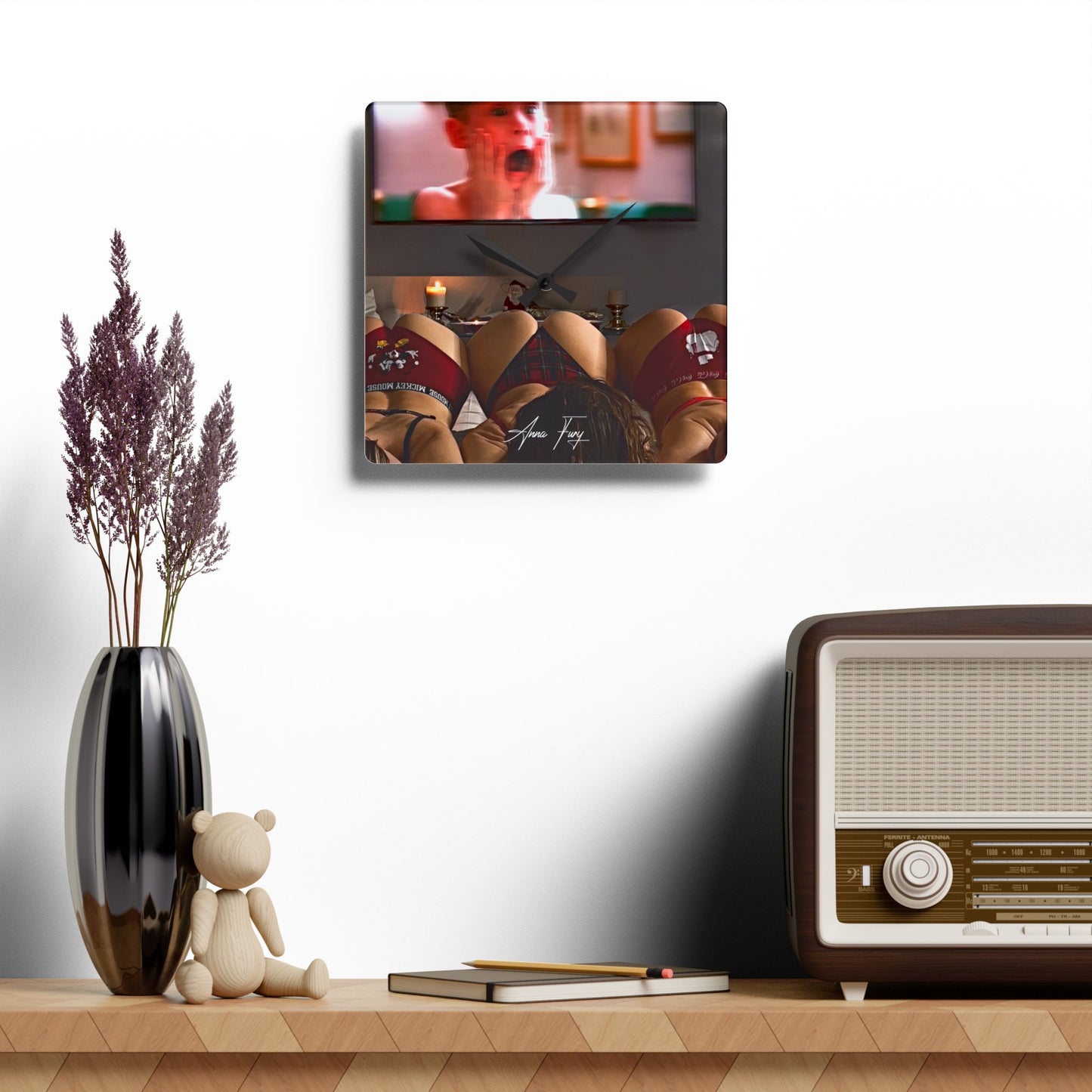 Anna Fury Exclusive Holiday Wall Clock | Filthy Animal