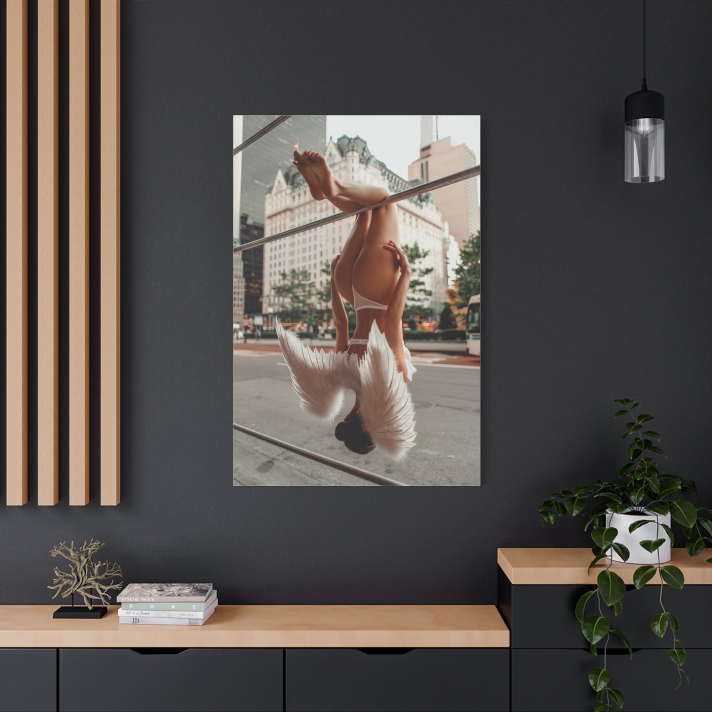Hanging Angel - Anna Fury Canvas Collection