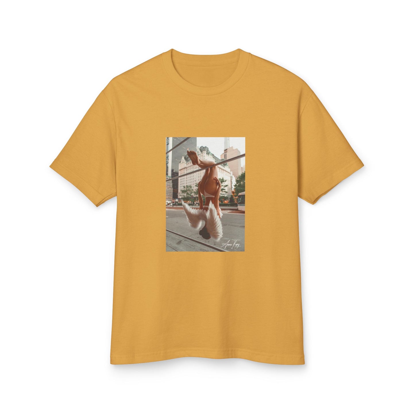 Anna Fury Exclusive Unisex Heavyweight Cotton Tee | Hanging Angel
