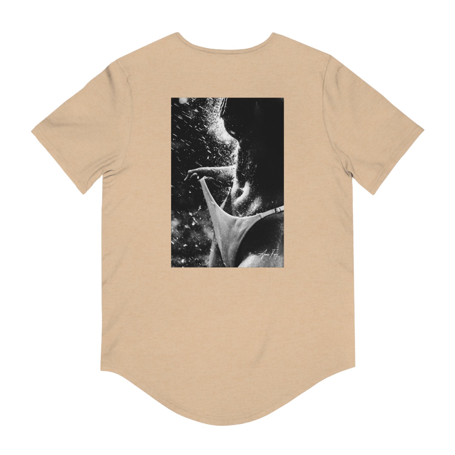 Anna Fury Exclusive Men’s Curved Hem Tee |
