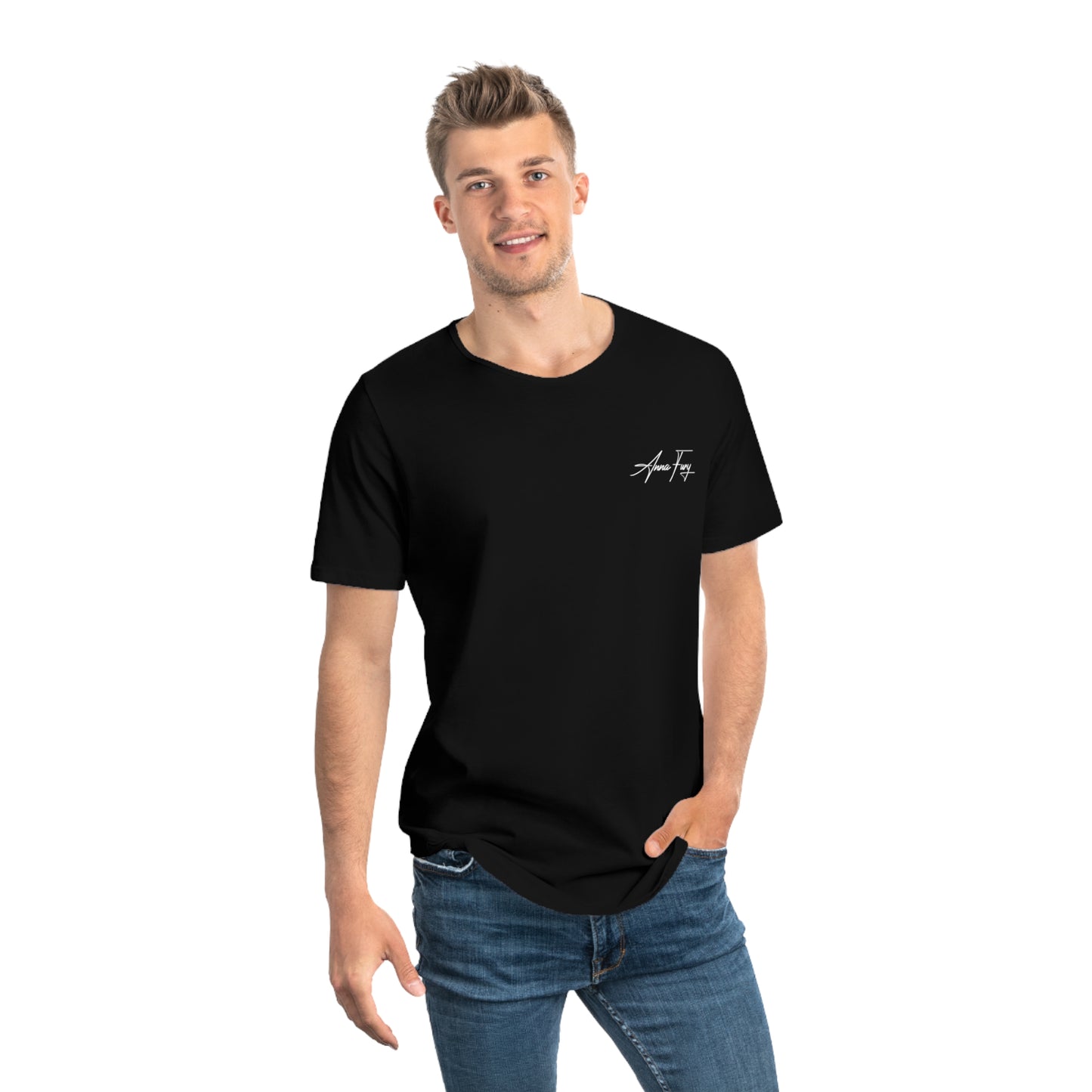 Anna Fury Exclusive Men’s Curved Hem Tee | Lover