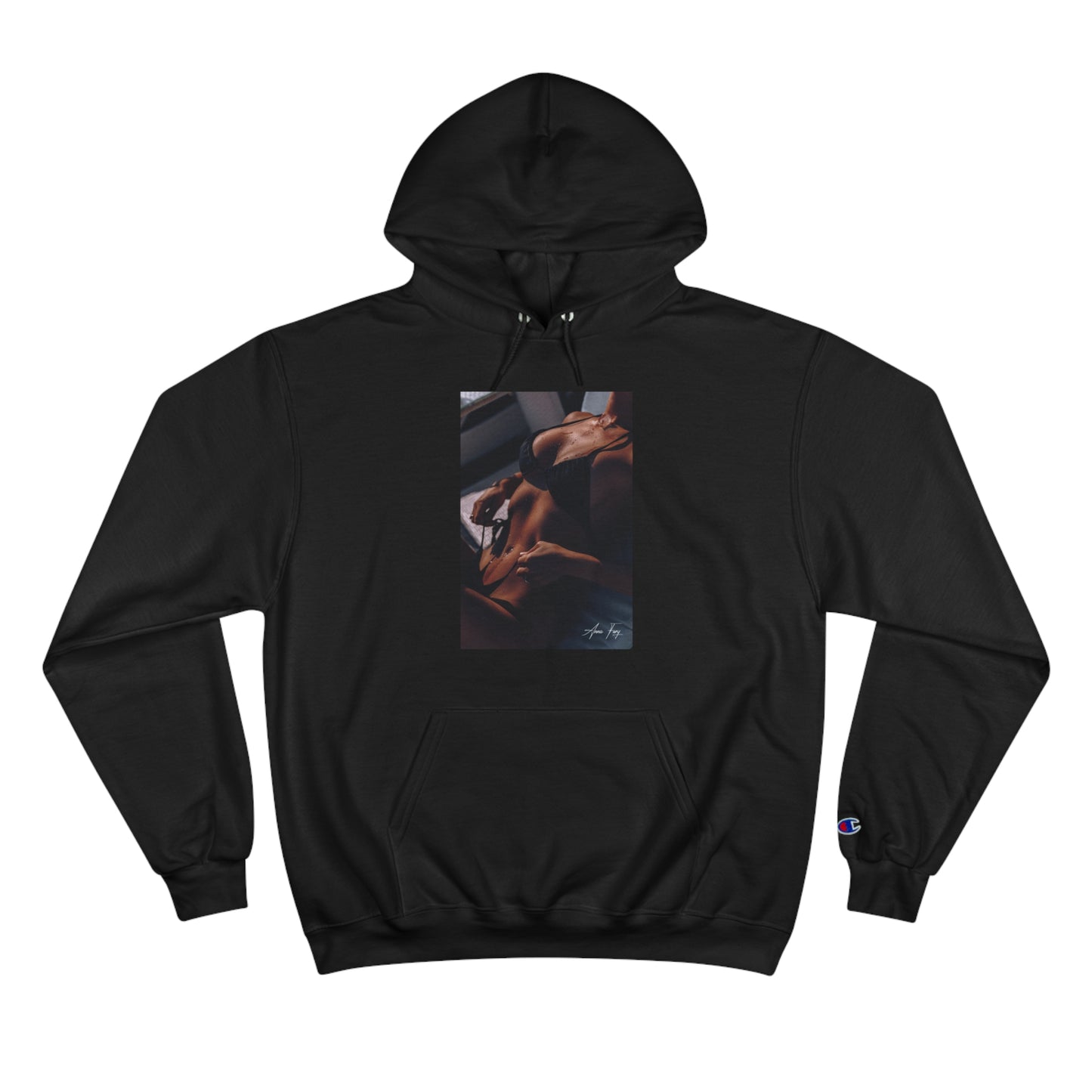 Anna Fury Exclusive Unisex Wet Edition Hoodie | Black Bikini