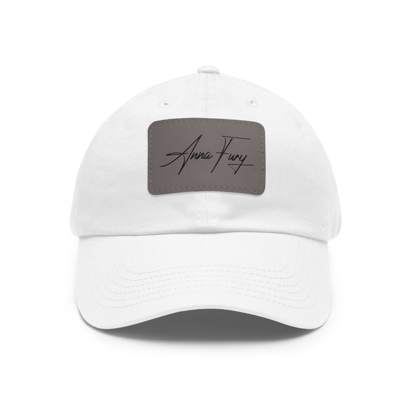 Anna Fury Exclusive Unisex Sexy Dad Cap with Leather Patch | SIgnature
