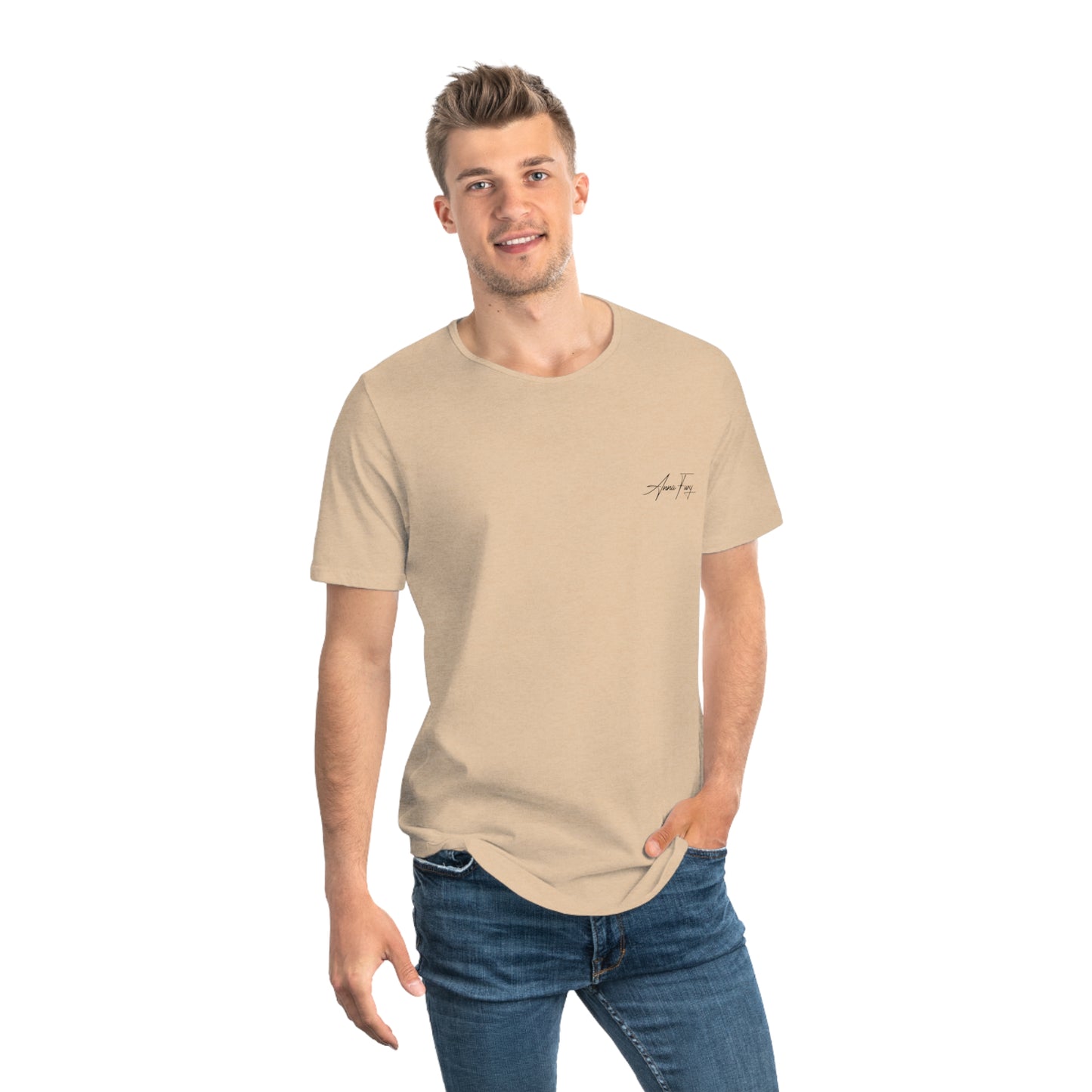 Anna Fury Exclusive Men’s Curved Hem Tee |