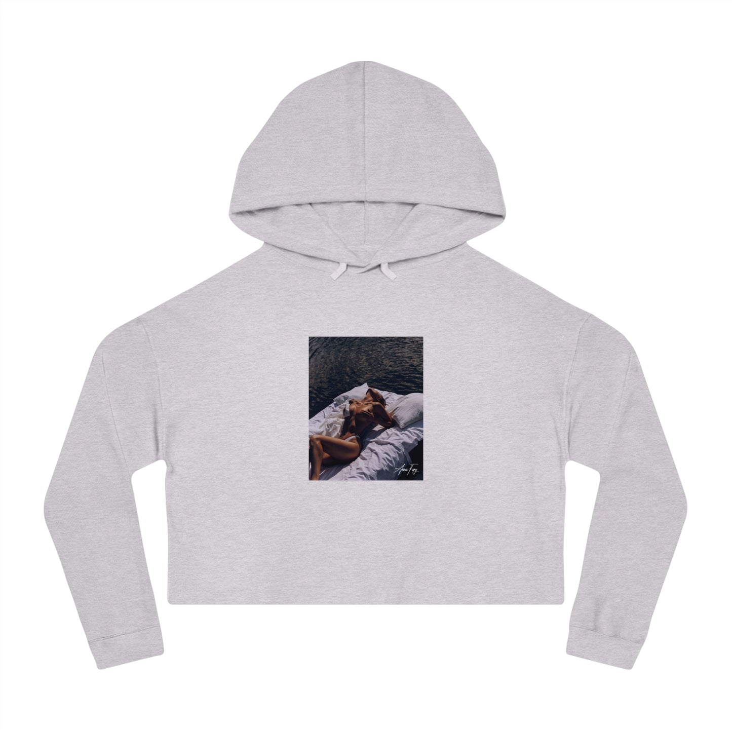 Anna Fury Exclusive Women's Cropped Hooded Sweatshirt | Lounging