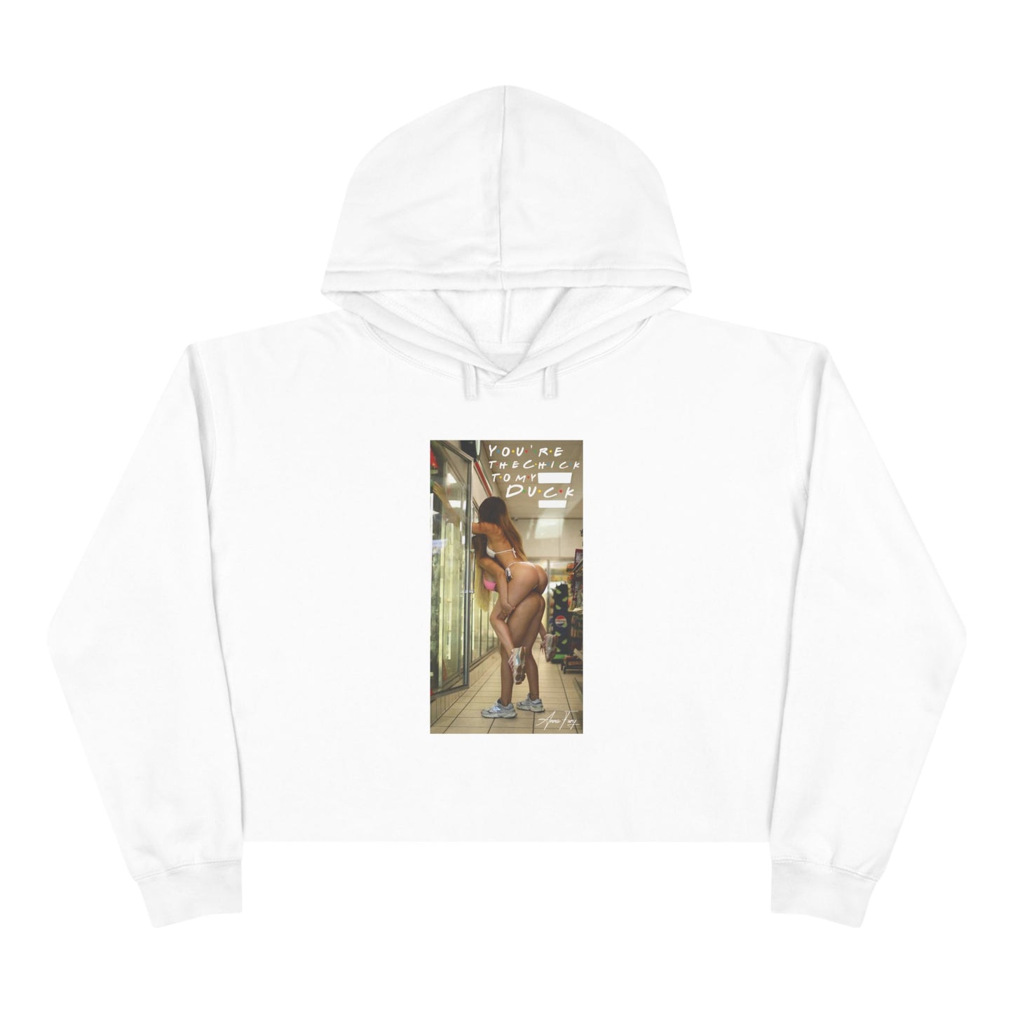 Anna Fury Exclusive Women's Crop Hoodie | YTCTMD