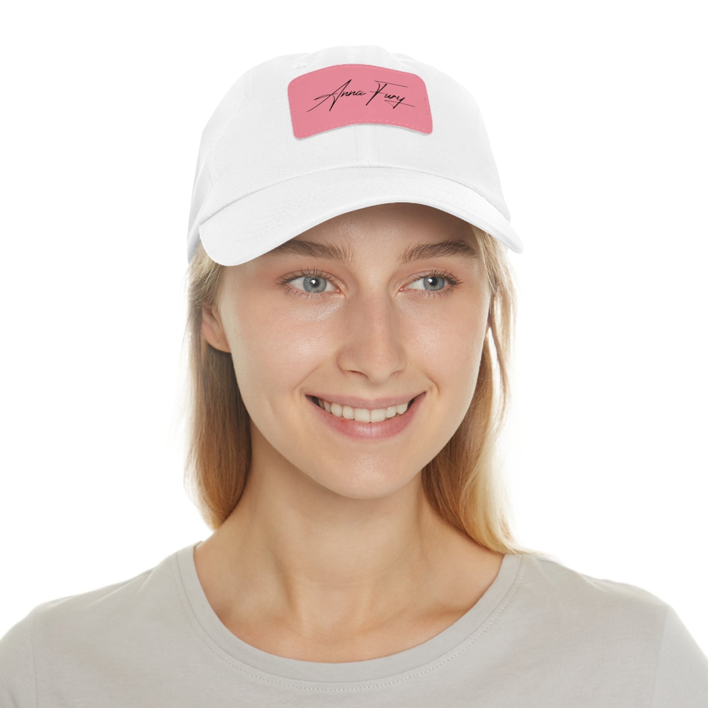Anna Fury Exclusive Unisex Sexy Dad Cap with Leather Patch | SIgnature