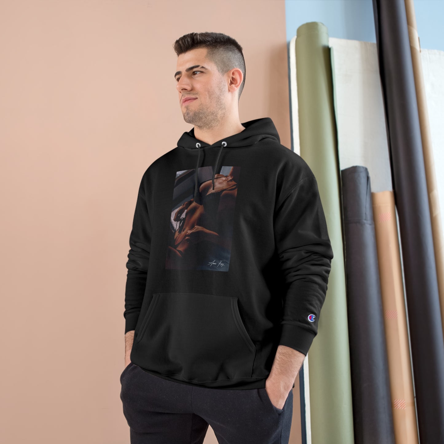Anna Fury Exclusive Unisex Wet Edition Hoodie | Black Bikini