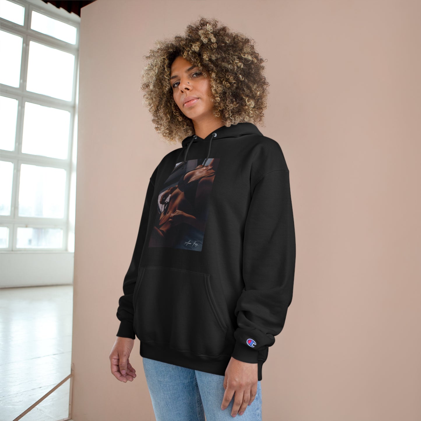 Anna Fury Exclusive Unisex Wet Edition Hoodie | Black Bikini