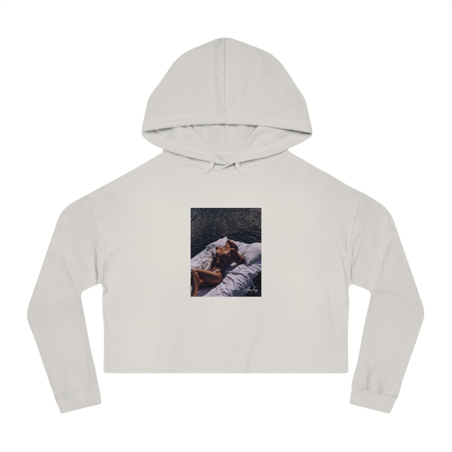 Anna Fury Exclusive Women's Cropped Hooded Sweatshirt | Lounging