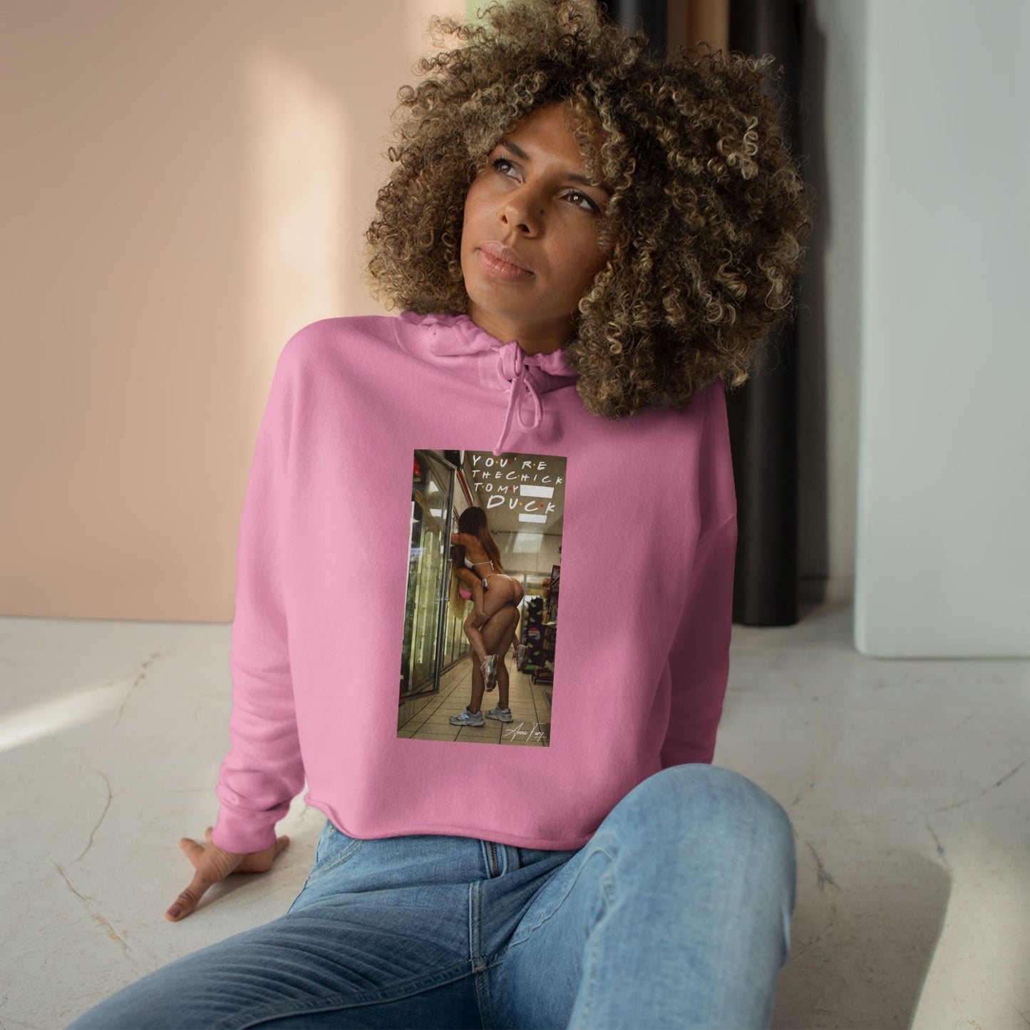 Anna Fury Exclusive Women's Crop Hoodie | YTCTMD