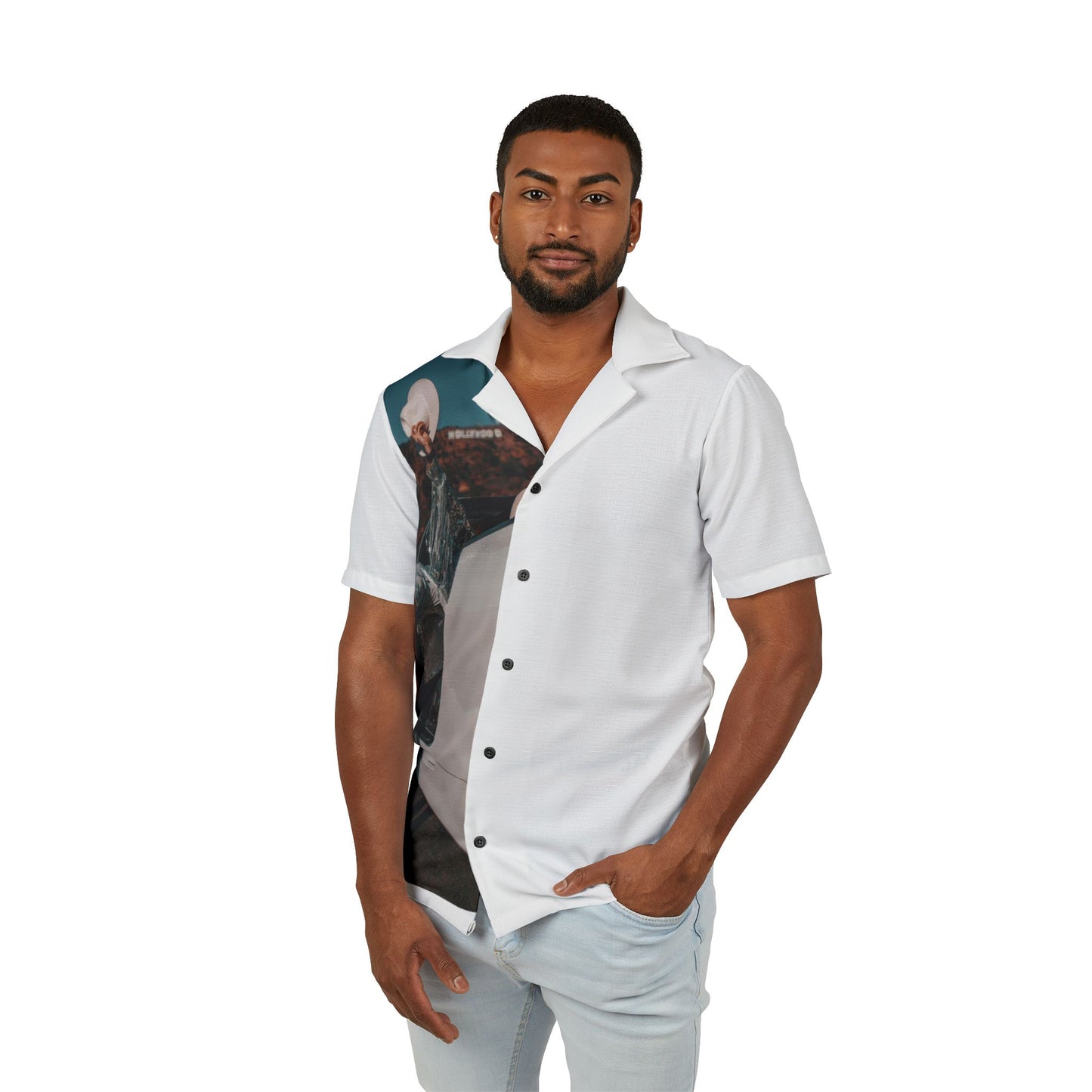 Anna Fury Exclusive Men's Hawaiian Camp Shirt