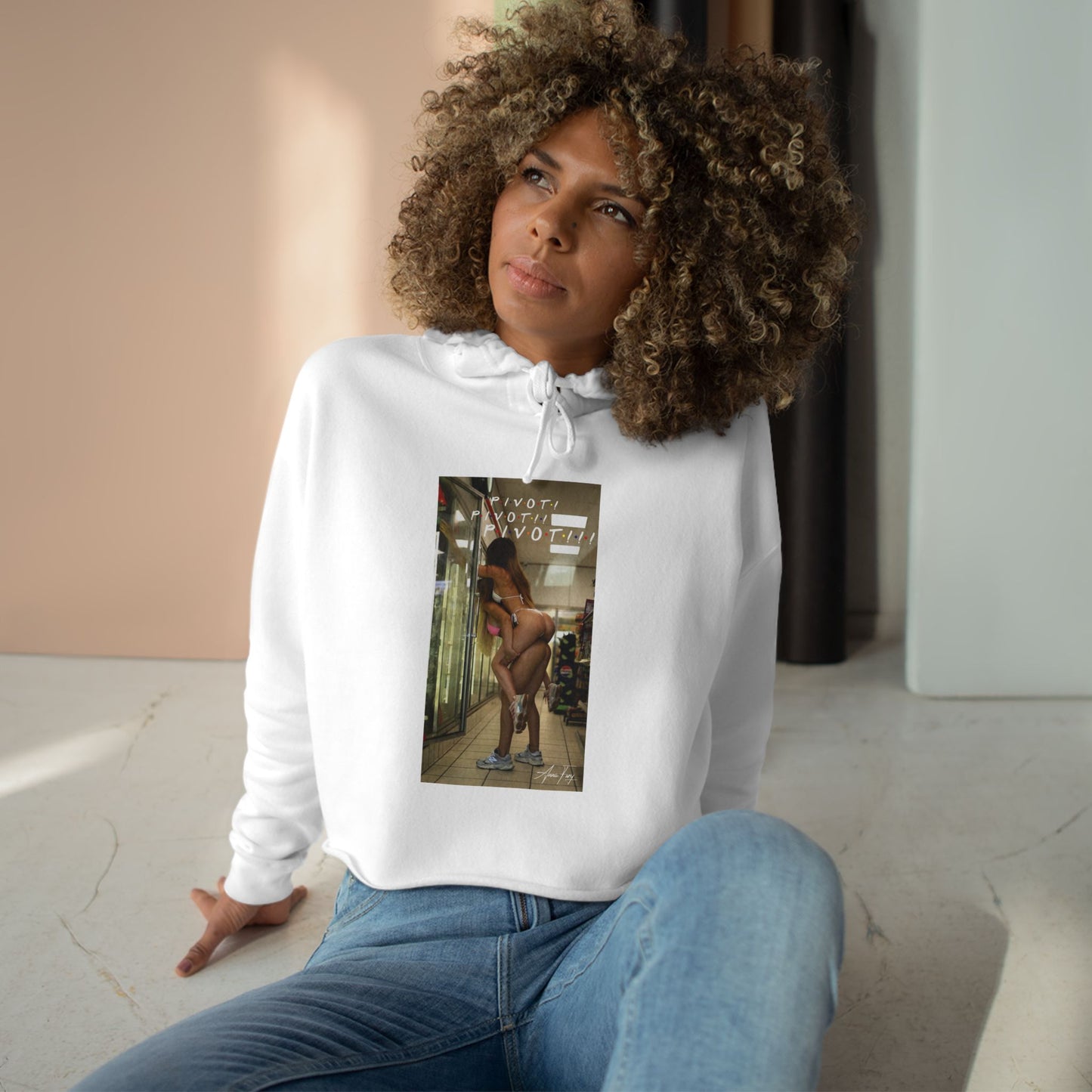 Anna Fury Exclusive Women's Crop Hoodie | PIVOT!!!