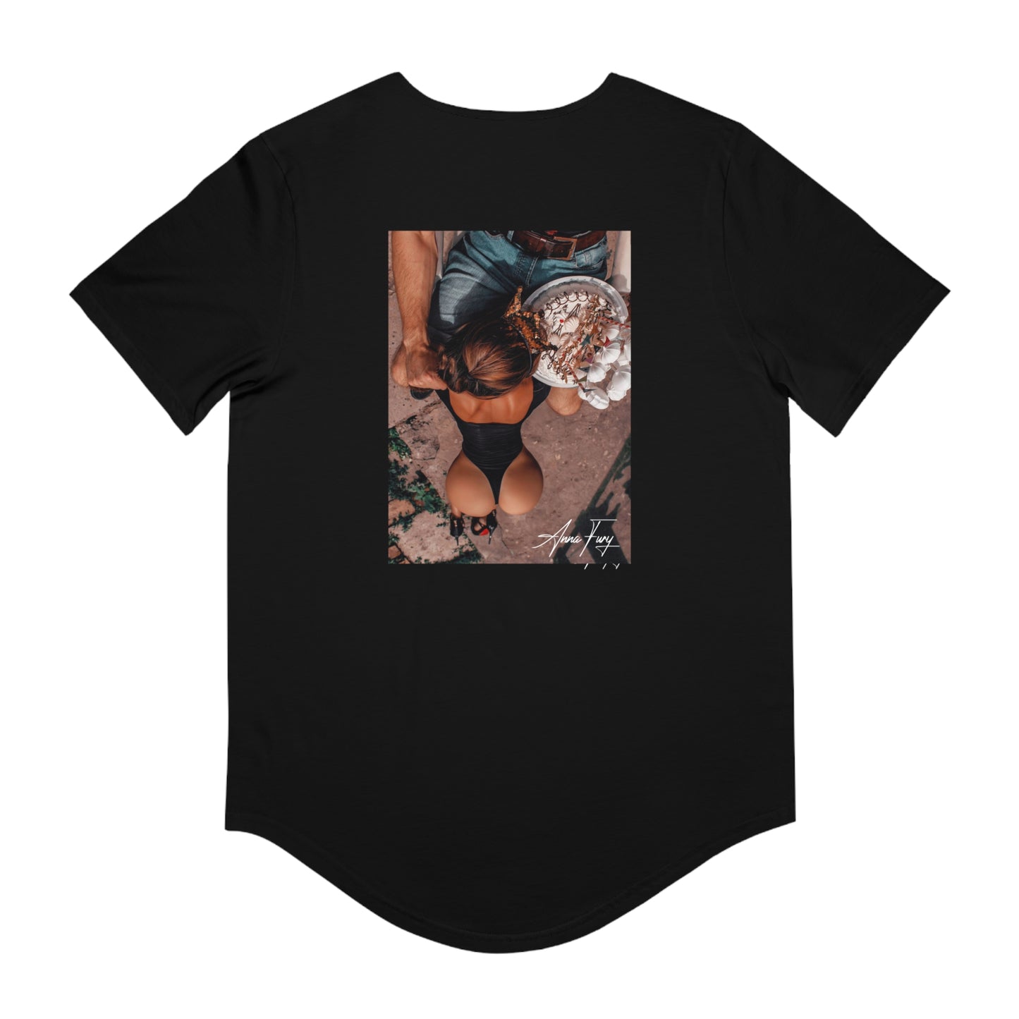 Anna Fury Exclusive Men’s Curved Hem Tee | Lover