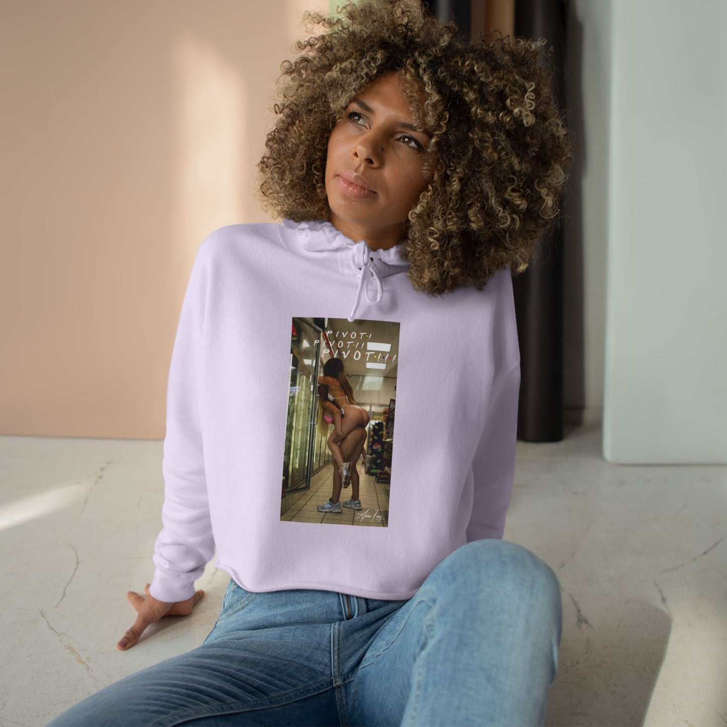 Anna Fury Exclusive Women's Crop Hoodie | PIVOT!!!