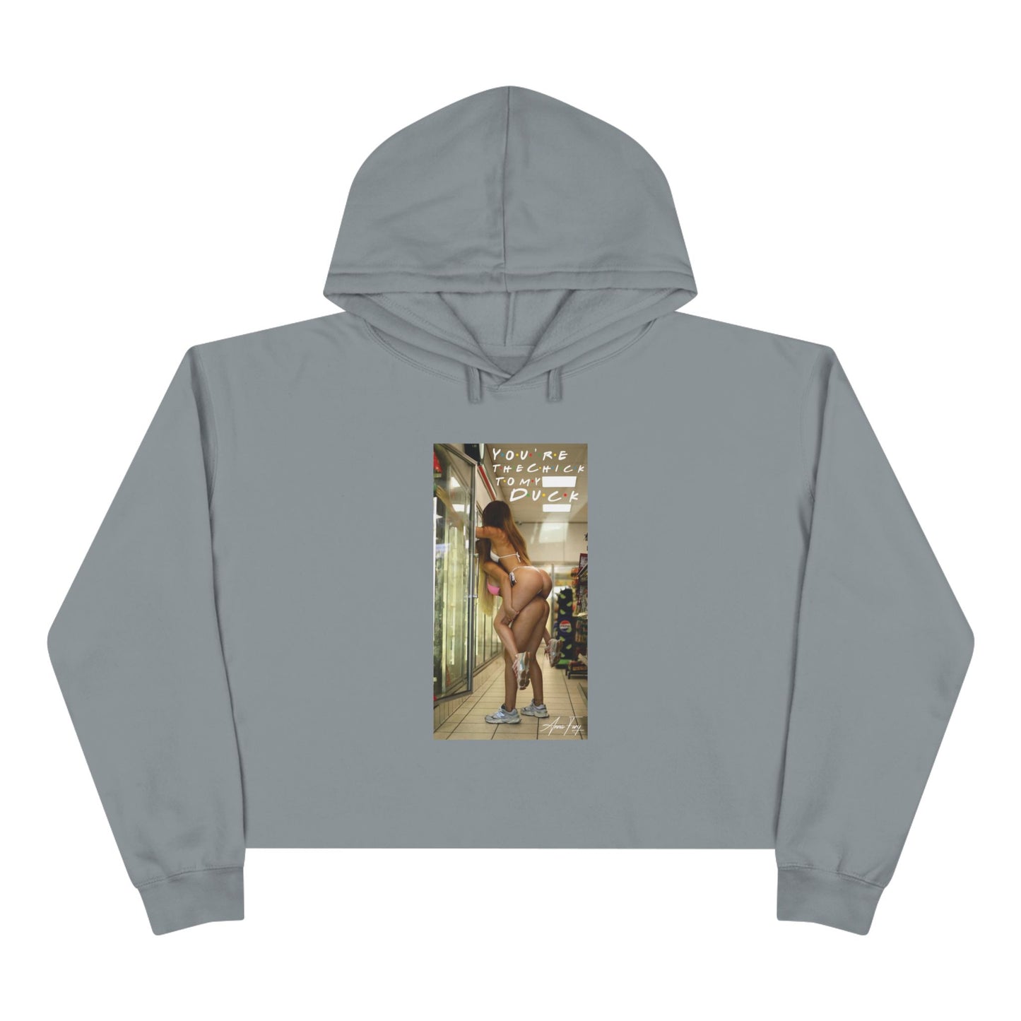 Anna Fury Exclusive Women's Crop Hoodie | YTCTMD