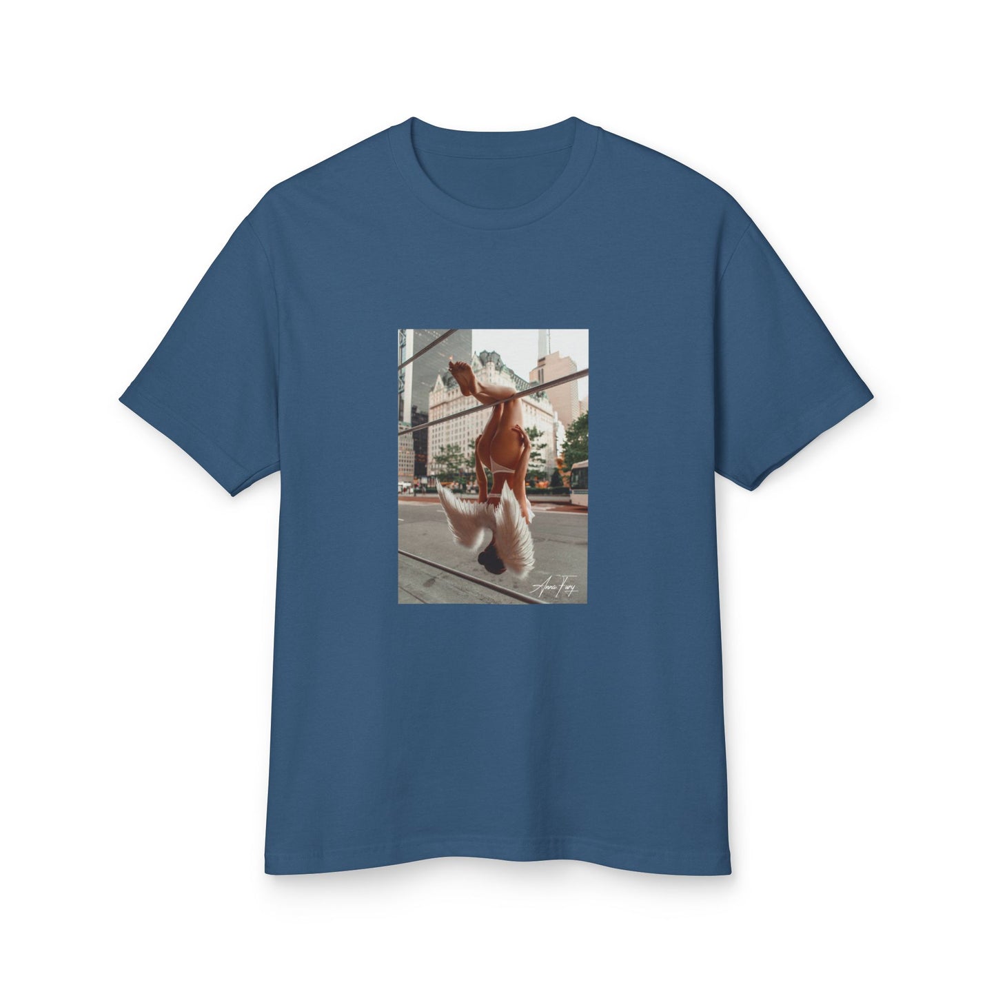 Anna Fury Exclusive Unisex Heavyweight Cotton Tee | Hanging Angel