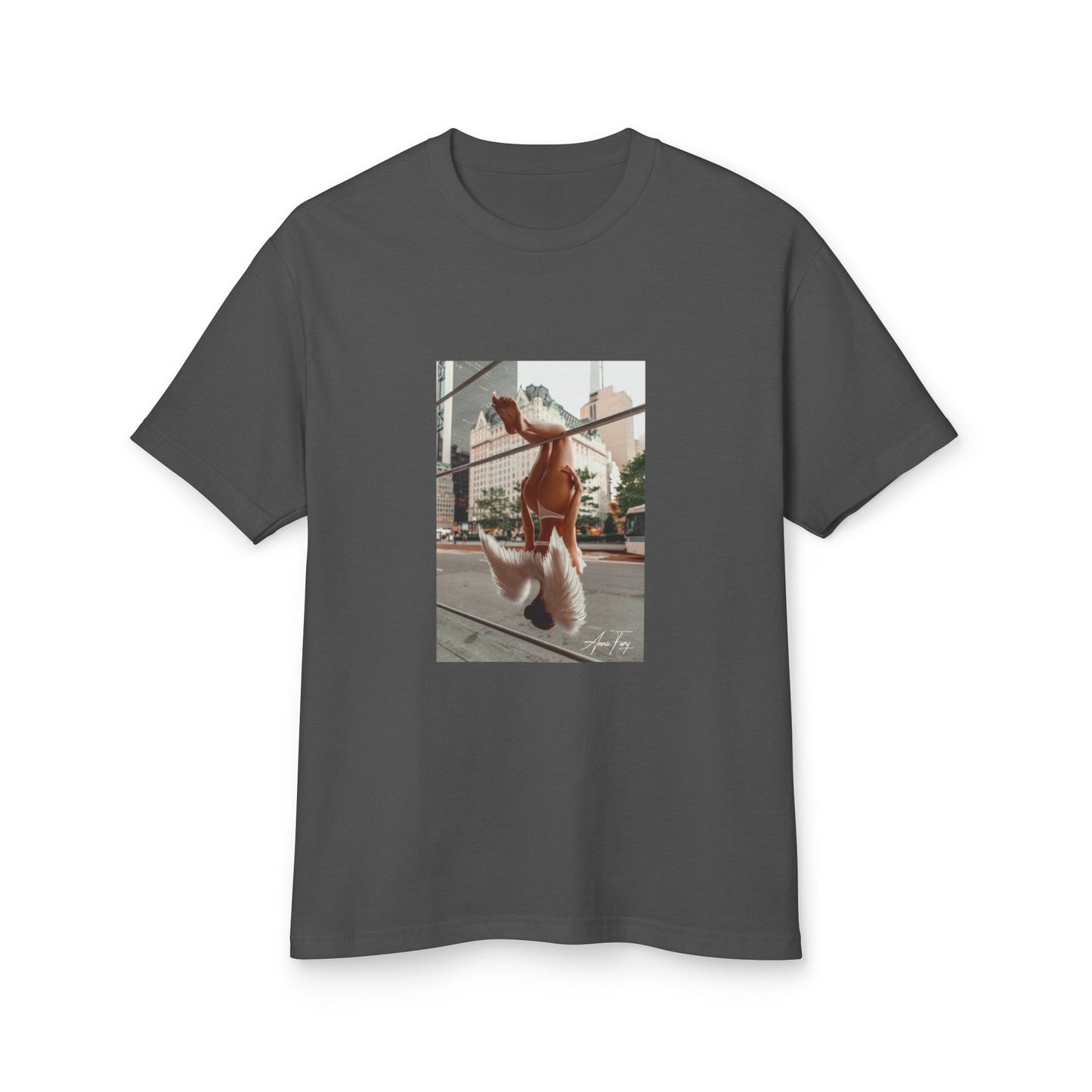 Anna Fury Exclusive Unisex Heavyweight Cotton Tee | Hanging Angel