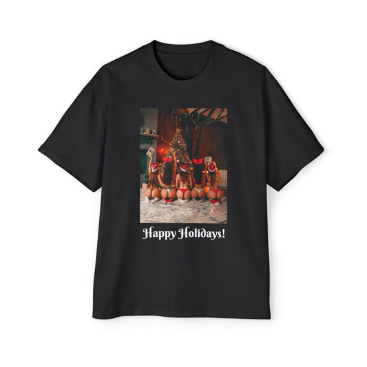 Anna Fury Exclusive Men’s Heavy Oversized Tee | Holiday friends